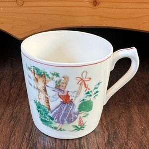 Vintage Ceramic Child Mug